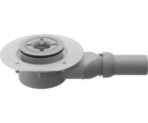 Salida horizontal del plato de ducha Duravit, junto con el bastidor de la base o el soporte de la bañera., 791243000000000