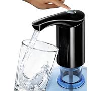 【Salida más alta】Dispensador de agua para jarra de 5 galones, botella eléctrica USB C con bomba de agua silenciosa, bomba automática portátil recargable para casa, oficina, caravana, viajes