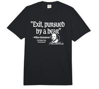 Salida perseguida por un Oso William Shakespeare El Cuento del Invierno Comfort Colors Adult Heavyweight T-Shirt