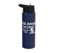 Salida perseguida por un oso William Shakespeare El cuento del invierno Stainless Steel Insulated Water Bottle