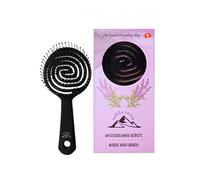 Salida Swiss Cepillo mágico con doble espiral, para todo tipo de cabello (rizado, liso, grueso, fino) | Cepillo sin tirones para niños y adultos | Reduce la rotura y la caída del cabello | Original de