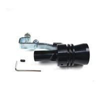 Salida Tubo Escape Trasero Para W211 W203 W204 W210 W124 AMG W202 Silbato Sonido Turbo Tubo Escape Coche(Negro)