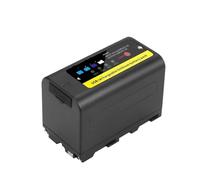 Salida USB De 6800 MAh NP-F770 F750 F730 Indicador De Alimentación LED De Batería - Compatible con Sony NP F960 F970 NP-F550 CCD-TRV58 V1J Z1(1 Pc Battery)