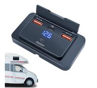 Salida USB RV - Cargador a Bordo | | Cargo rápido PD3.0 Tipo C | USB Un Panel de Socket de Cargador | Panel de Carga para vehículos sin Camiones de perforación en autobuses y autocaravanas