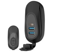 Salida USB RV, salida USB 12V | 36W montado en la pared PD3.0 RV Puertos USB | Reemplazo de adaptador de salida USB, cargador de conexión USB para autobús Marine Motorcycle Marine Boat ATV