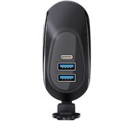 Salida USB RV, salida USB 12V,36W Puertos USB PD3.0 RV de montaje en pared - Cargador de teléfono RV, adaptador de salida USB, impermeable doble QC3.0 para motocicleta Bus Marine
