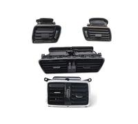 Salida Ventilación Aire Acondicionado Salpicadero Coche Cromada Con Volante A La Izquierda Para VW Para Passat CC B6 B7 R36 3AD 819 728A 701A 702A CFCKHPTHAZ(4pcs Piano Black 1)