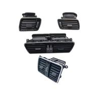 Salida Ventilación Aire Acondicionado Salpicadero Coche Cromada Con Volante A La Izquierda Para VW Para Passat CC B6 B7 R36 3AD 819 728A 701A 702A CFCKHPTHAZ(4pcs Piano Black 3)