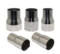 SalidaCola Adaptador Reductor Recto Universal Acero Inoxidable Silenciador Escape Motocicleta Y Coche Tubería Soldada Varios Tamaños 32MM-48MM autoGarganta(O.D 48mm-57mm)