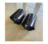 SalidaCola Funda Universal Coche Carcasa Punta Escape Mate Cubierta Tubo Silenciador Fibra Carbono Curl autoGarganta(C106mm in 117mm out)