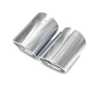 SalidaCola Terminales Escape Para Serie 3 G20 G21 2019-2022 Pre LCI SOLO Se Ajustan Al Tubo Silenciador 320i 320d 330i 330e Touring Wagon autoGarganta(L R silver)