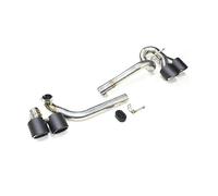 SalidaCola Tubo Escape Para Serie 5 E60 525i 523i 520i 530i, Actualización Silenciador Cuádruple Parachoques Para M5 MT autoGarganta(Fibra de carbon)