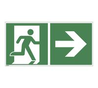 Salidas de emergencia a la derecha, UE 10 unid.