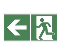 Salidas de emergencia a la izquierda, UE 10 unid.