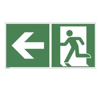 Salidas de emergencia a la izquierda, UE 10 unid.