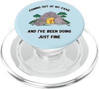 Saliendo de mi Cueva y he Estado Haciendo una Buena canción PopSockets PopGrip para MagSafe