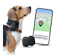 Salind GPS Tracker para Perros 4G - Rastreador GPS con Alerta De Fuga Y Localización En Tiempo Real En Europa - Geovalla - 100% Impermeable - Compatible con Todos Los Collares - Negro