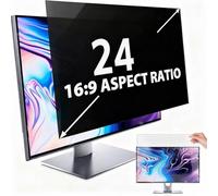 salipt Filtro de pantalla de privacidad de computadora de 24 pulgadas para pantalla ancha de 16:9, filtro de privacidad de pantalla, antiespía, antirreflejos, bloqueo de luz azul, película protectora