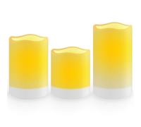 salipt Velas Solares Impermeables, Exterior sin Llama | Luces LED Energía Solar, Decoración Navidad, San Valentín, Fiestas y Cumpleaños