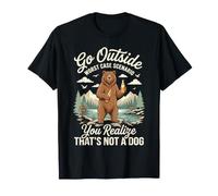Salir Fuera del Peor de los Casos Eso no es un Perro Senderismo Humor Camiseta
