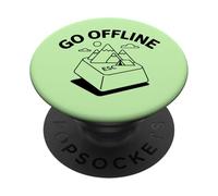 Salir Offline Camping Senderismo PopSockets PopGrip Adhesivo