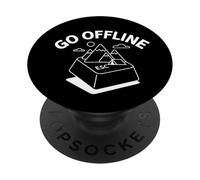 Salir Offline Camping Senderismo PopSockets PopGrip Adhesivo