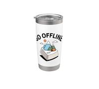 SALIR OFFLINE Camping Senderismo Vaso térmico de acero inoxidable de doble pared