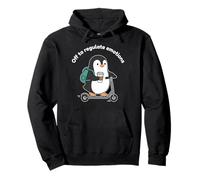Salir para Regular Las emociones Consejero de Salud Mental de pingüino Sudadera con Capucha