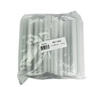 SALKI Barras de Cola Termofusible Universal - 2,5 kg de Silicona Caliente Translúcida, 12 mm de Diámetro y 200 mm de Largo, Compatibles con Pistolas de Encolar