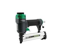 SALKI - CSK BG90 - Pistola de Clavos y Grapadora Neumática - Compatible con Brad AX 1,2 mm (10-32mm) y Grapas 90 (13-32mm) - Ideal para Ebanistería, Bricolaje y Carpintería