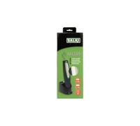 salki | Lámpara de Trabajo 48 LEDS con Base de Carga | Linterna Portátil Para Trabajo con Imanes | Incluye Gancho Para Colgar | 6-8 Horas de Batería | 12V para Coche y 230V AC | Luz Potente