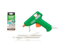 Salki Pack Básico Pistola de Cola Termofusible 25W ESK + Caja de 20 Barras Adhesivas 8 mm - Pack Pistola de Silicona Caliente - Ideal para Pequeños Detalles, Manualidades y Reparaciones Rápidas