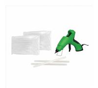 Salki Pack Premium Pistola de Cola Termofusible 80W + 2 Bolsas de 1 kg de Barras Adhesivas - Pack Pistola de Silicona Caliente - Alta Potencia para Trabajo Intensivo y Bricolaje Profesional