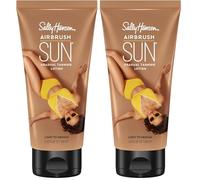 Sally Hansen Airbrush Legs, Loción Autobronceadora, Sun Gradual Tanning Lotion, Tono Light to medium, 175 ml, El embalaje puede variar (Paquete de 2)
