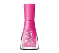 Sally Hansen Insta-Dri Crystal Pink Charm Stone Esmalte de uas rosa metlico opaco de secado rpido y larga duracin