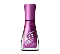Sally Hansen Insta-Dri - Esmalte de uñas | Secado rápido, larga duración, brillo sin rayas | Opaco, brillante | 66 The Queens Velvet | Color de uñas morado real profundo