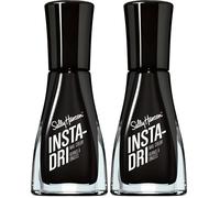 Sally Hansen Insta-Dri Fast Dry Nail Color, Black To Black, 0.31 Ounce by Sally Hansen (Paquete de 2)