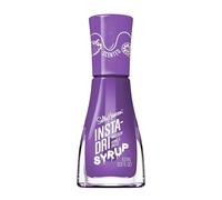 Sally Hansen Insta-Dri Syrup Esmalte de Uñas Grape Glaze | Esmalte de uñas jellly de secado rápido, color modulable, aroma cítrico a bayas rosas, para uñas veraniegas llenas de color.