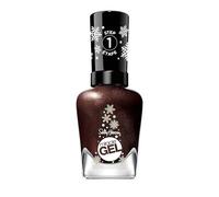 Sally Hansen Miracle Gel™, abrazos de cacao caliente, fórmula similar a gel, no necesita lámpara UV, esmalte de uñas marrón con purpurina