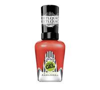 Sally Hansen Miracle Gel, Beetlejuice Strange and Unusual, f rmula duradera similar a un gel, no necesita l mpara UV, esmalte de u as rojo