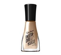 Sally Hansen | Sally Hansen Insta-Dri Nail Color | Esmalte de Uñas Top Coat| Pintauñas de Secado Rápido |Tono Lustrous Gold 128 | Facil de deslizar | 9 ml