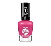 Sally Hansen | SH Miracle Gel | Tono Work Hard, Play Pink 350 | Manicura en Gel Sin Lámpara | Color Duradero y Brillante | Top Coat Compatible | 15ml