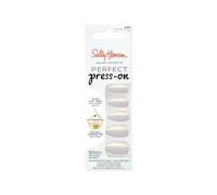 Sally Hansen - Uñas postizas para salón con efectos perfectos prensas, 001 Only HAVE ICE FOR YOU, no daña tus uñas naturales, manicura rápida y fácil, resultado profesional, cápsulas reutilizables.