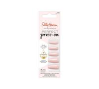 Sally Hansen - Uñas postizas para salón con efectos perfectos prensas, 311 SOUL PINK, no dañan tus uñas naturales, manicura rápida y fácil, resultado profesional, cápsulas reutilizables.
