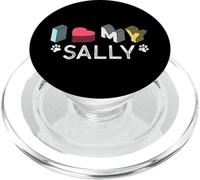 Sally Nombre de Perro Personalizado Sally Pet Lover PopSockets PopGrip para MagSafe
