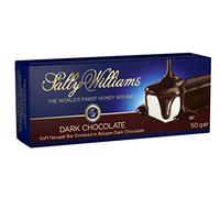 Sally Williams Barra de turrón de chocolate negro 50 g, 6 unidades