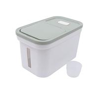 Salmeee Recipiente grande de almacenamiento de alimentos, 10 kg, recipiente para arroz, harina, patatas, cereales, alimentos, con taza medidora
