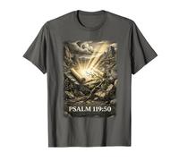 Salmo 119:50 Consuelo en la Palabra de Dios Verso Bíblico Cristiano Arte Camiseta
