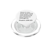 Salmo 139:23, Anti Ansiedad, Dios es Bueno, Cristiano PopSockets PopGrip para MagSafe