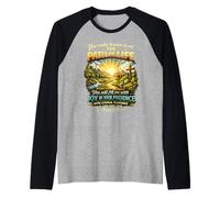 Salmo 16:11 Camino de Vida Alegría en tu Presencia Escritura Dios Camiseta Manga Raglan